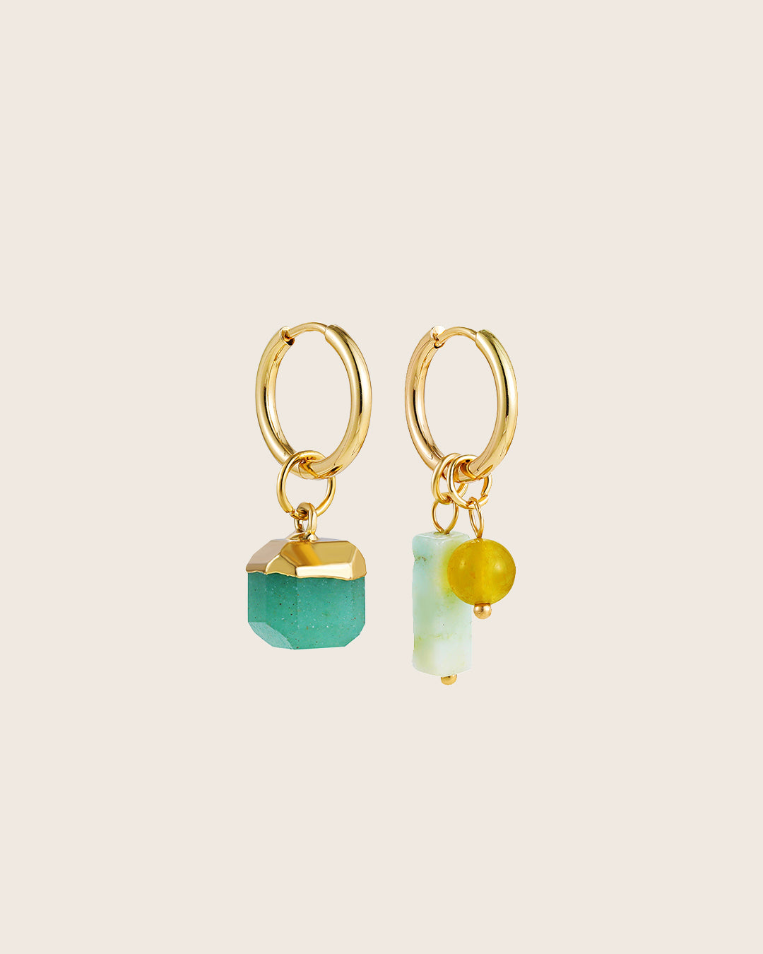 Asymmetry Drop Earrings