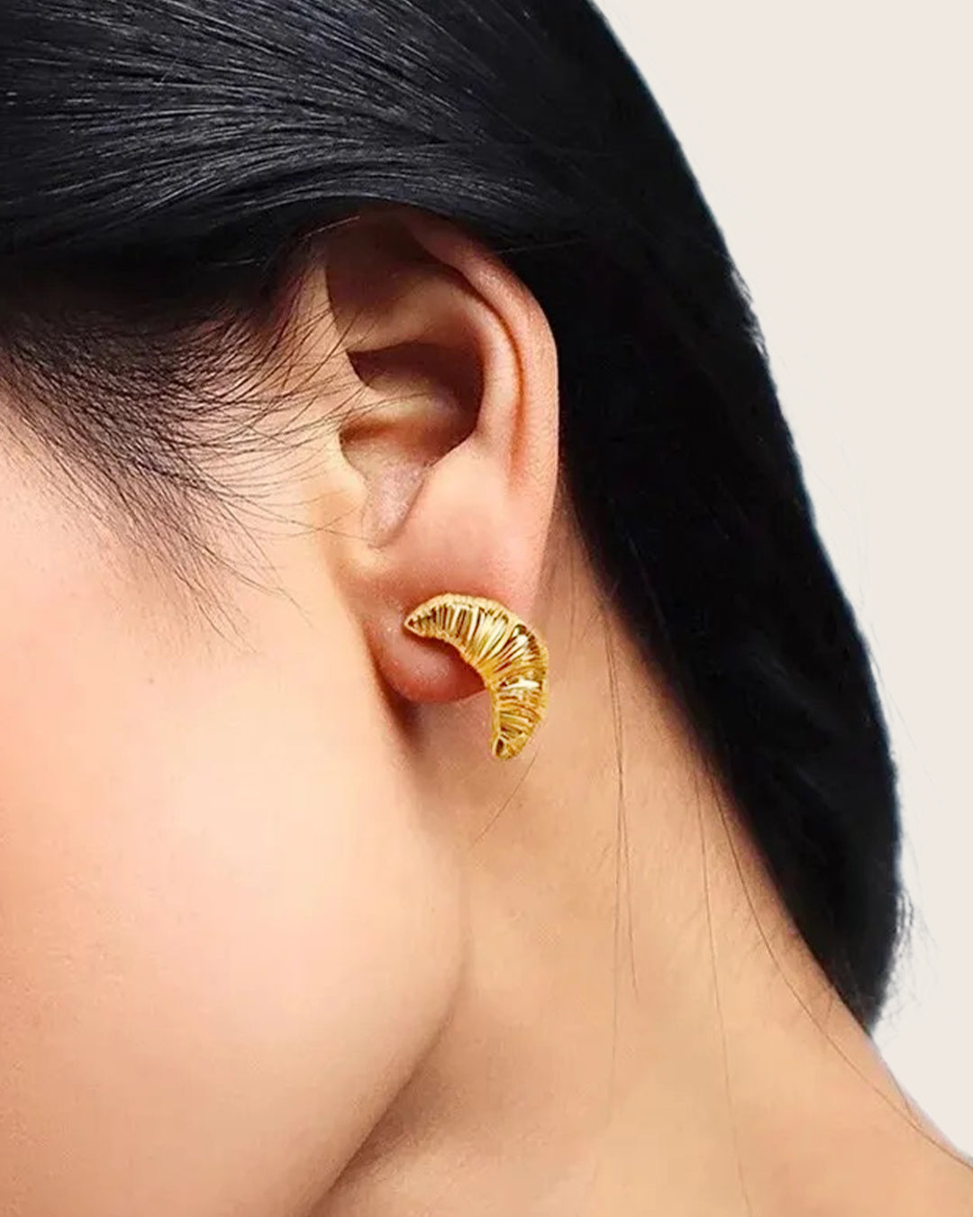 Warm Croissant Studs
