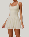 Flow Airy Tennis Dress Cream