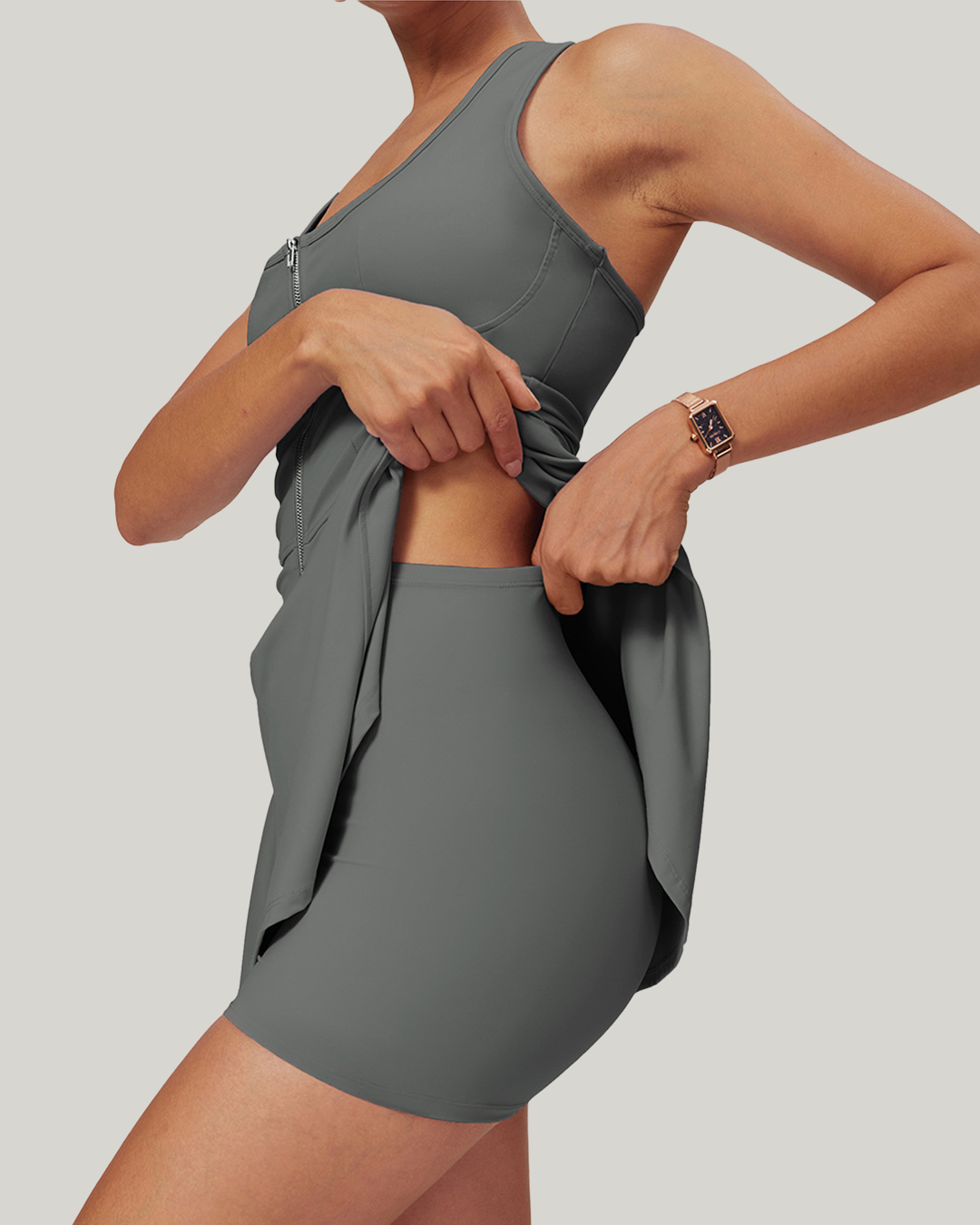 Flow Flex Tennis Dress Gray