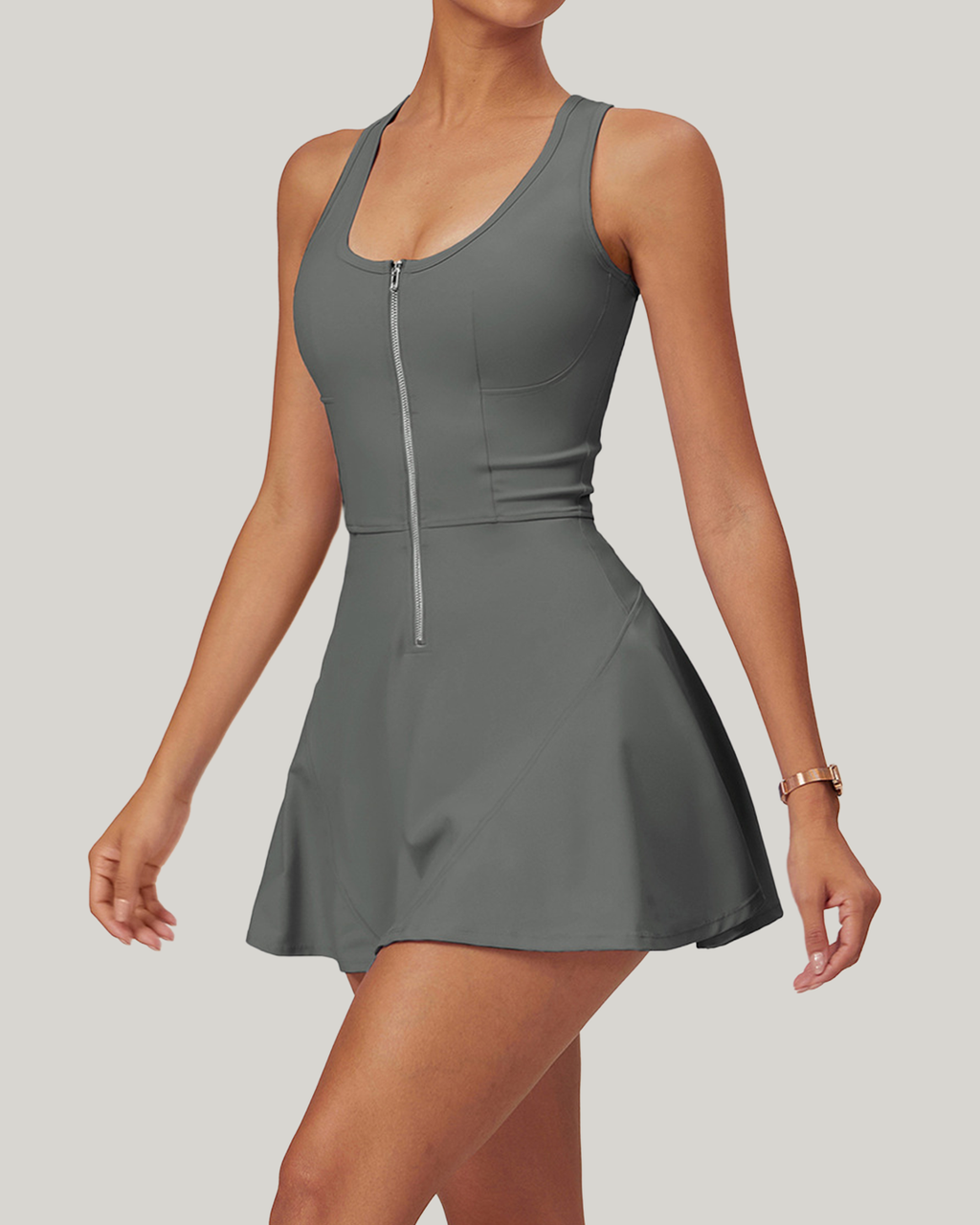 Flow Flex Tennis Dress Gray