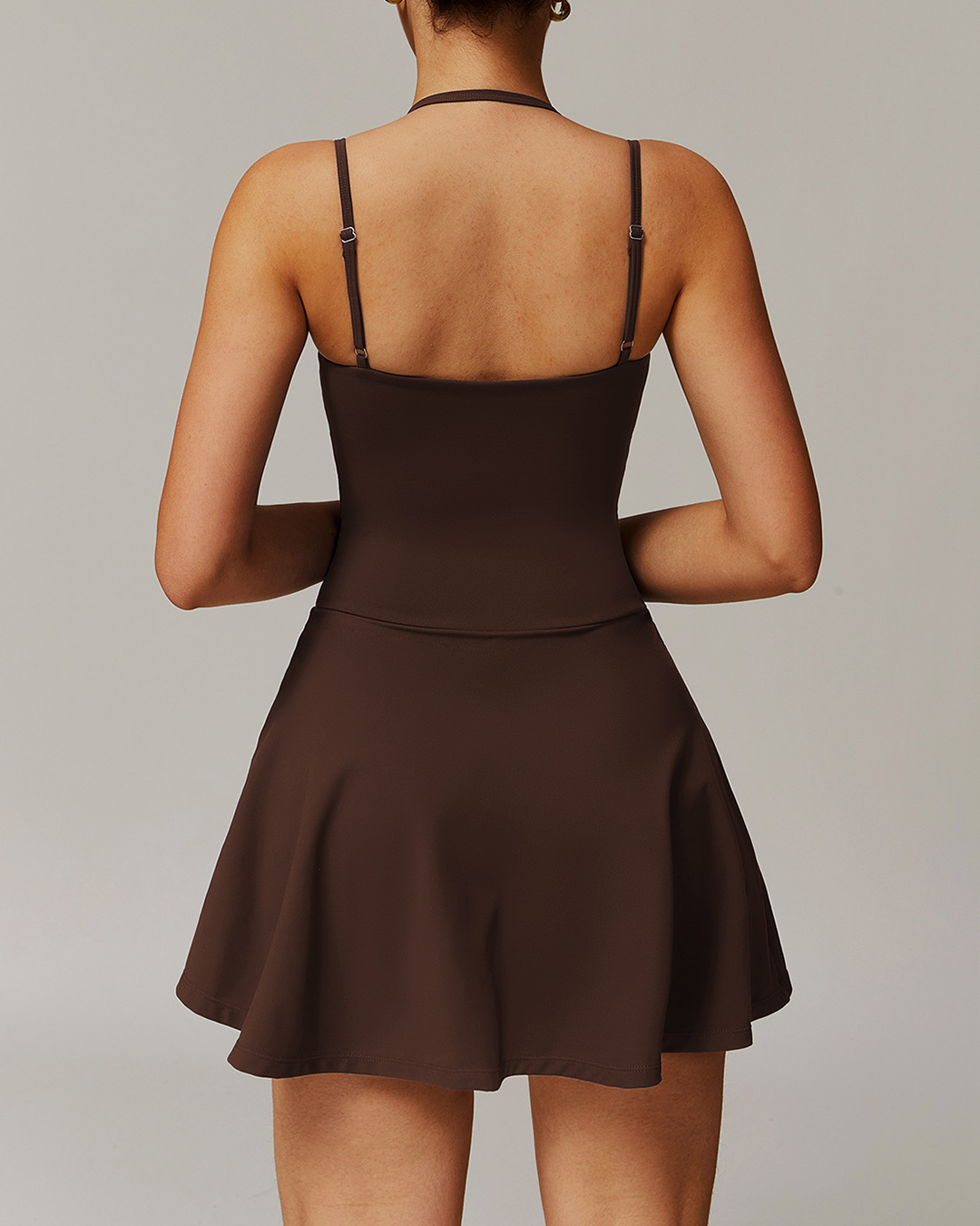 Flow Romper Dark Coffee