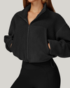 Plush Winter Jacket Ebony