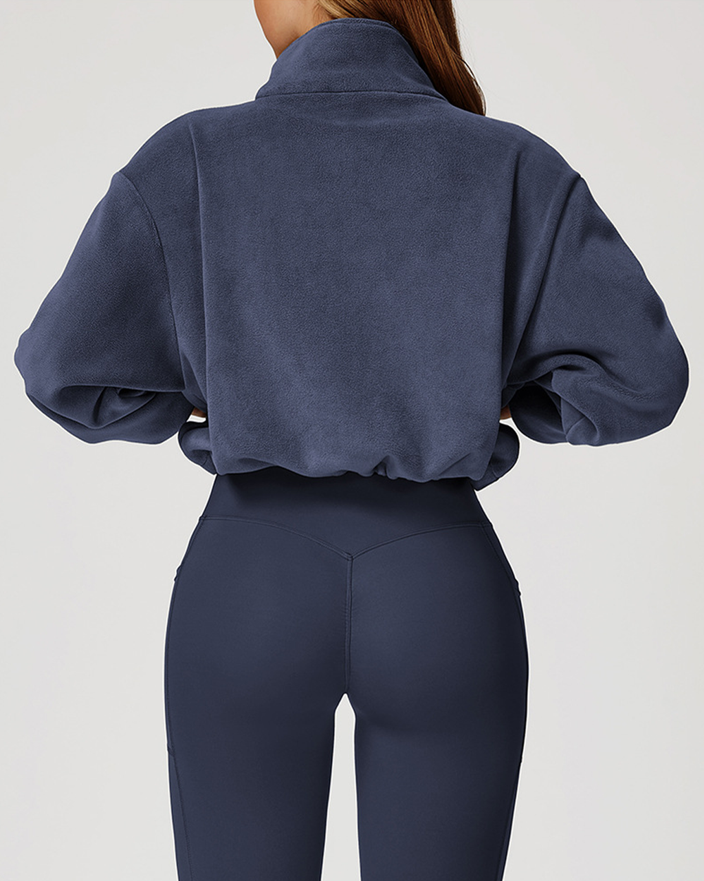 Plush Winter Jacket Blue