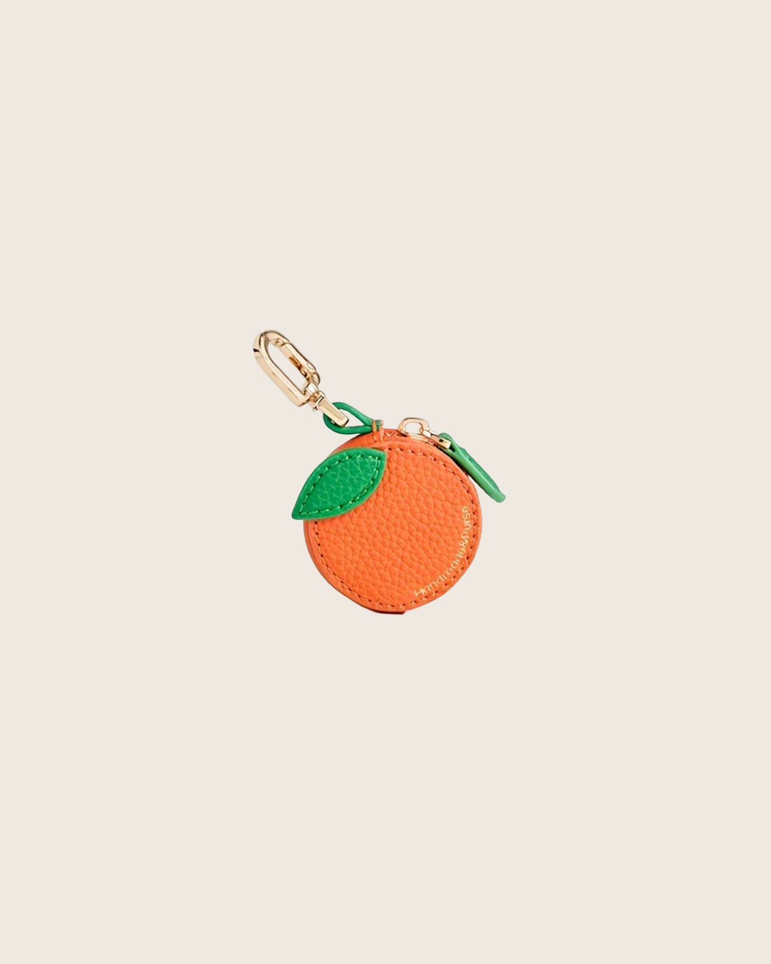Orange Charm Coin Purse