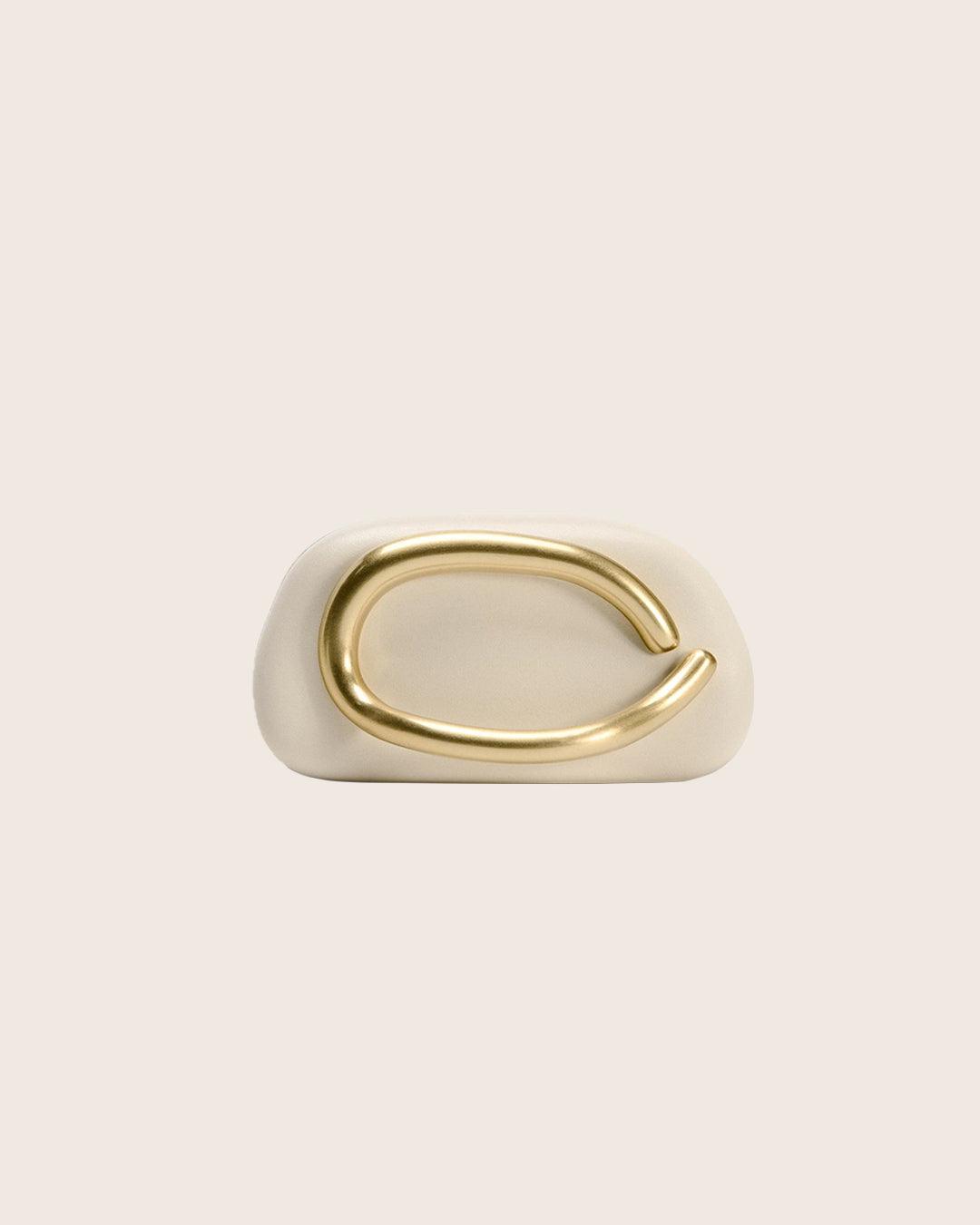 Classic Gold Handle Clutch