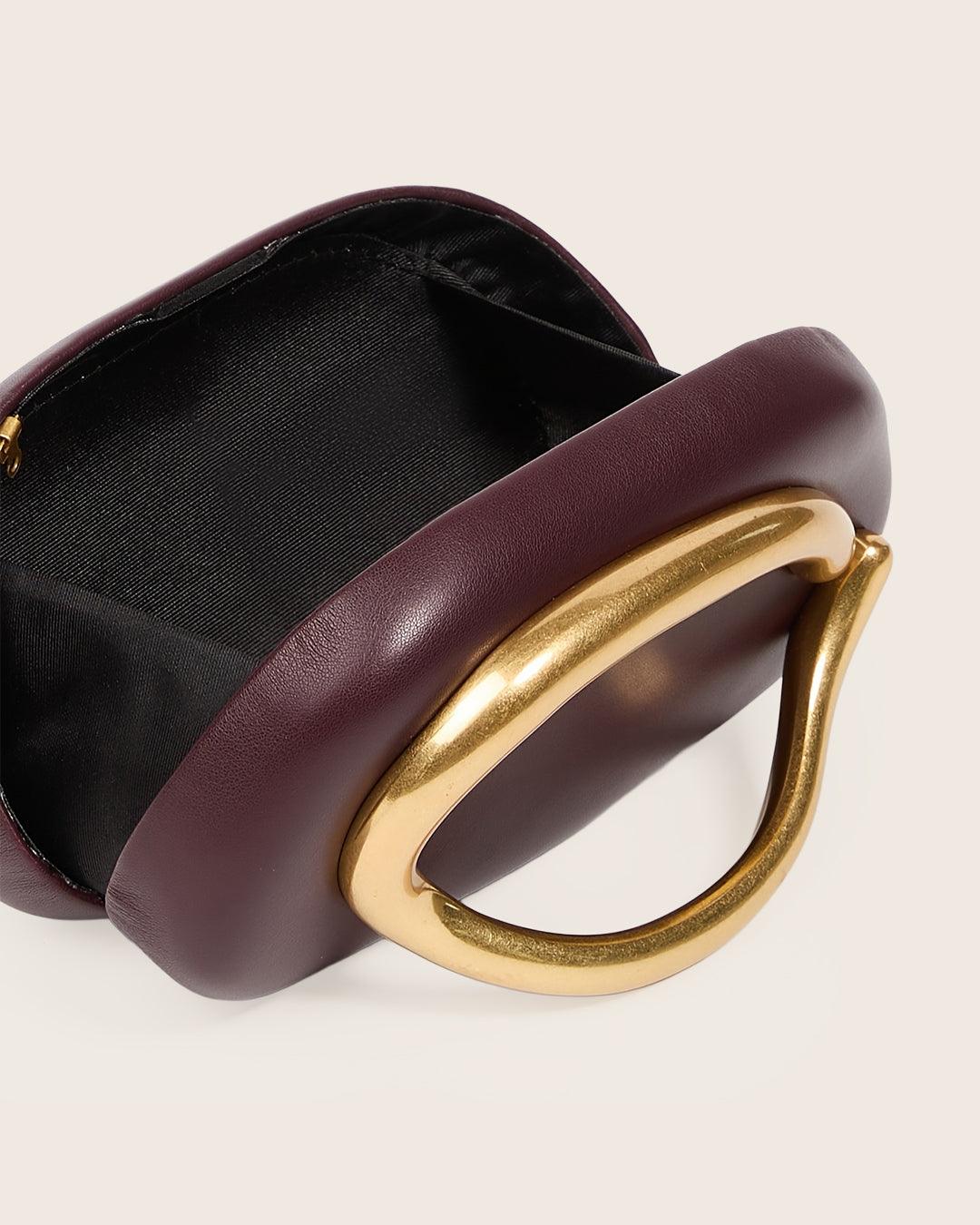 Classic Gold Handle Clutch