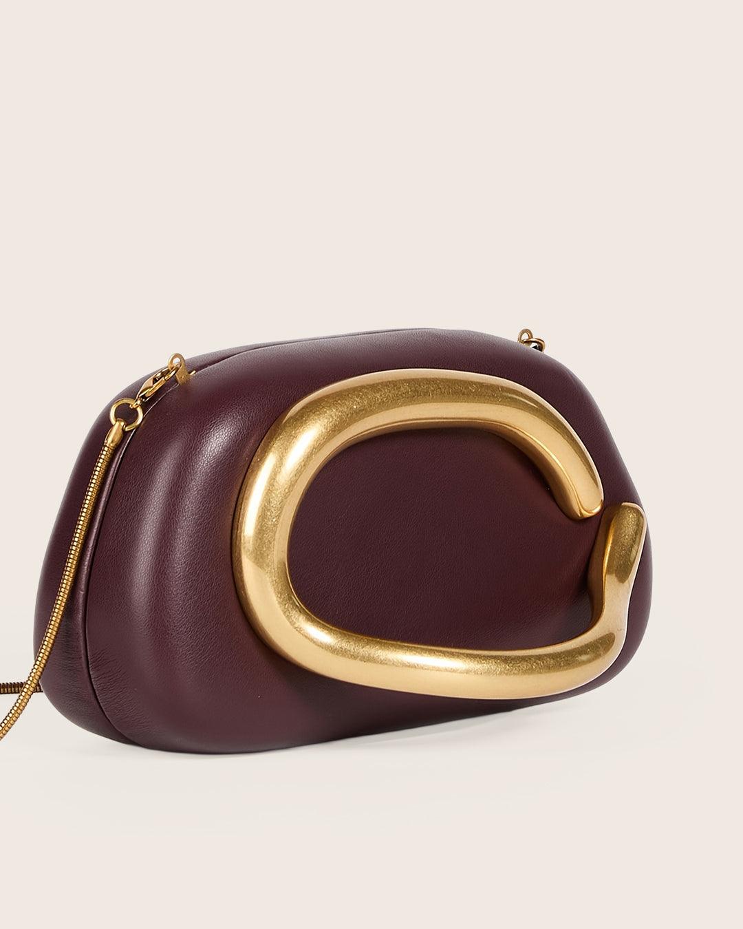 Classic Gold Handle Clutch
