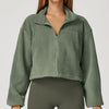 Plush Winter Jacket Green