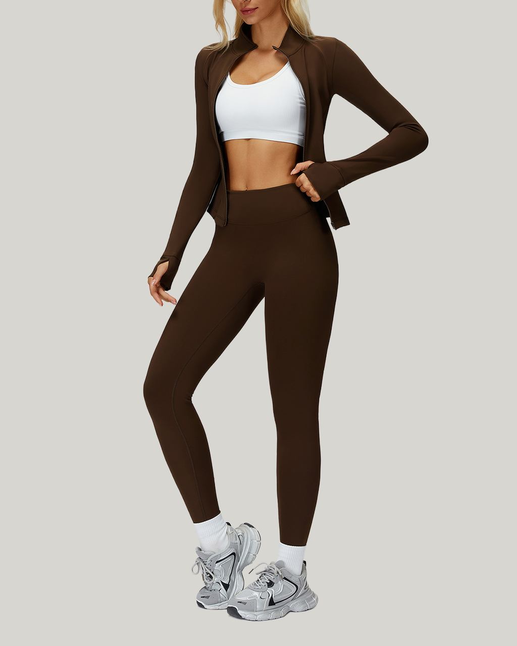 Seam Flex Set Dark Coffee