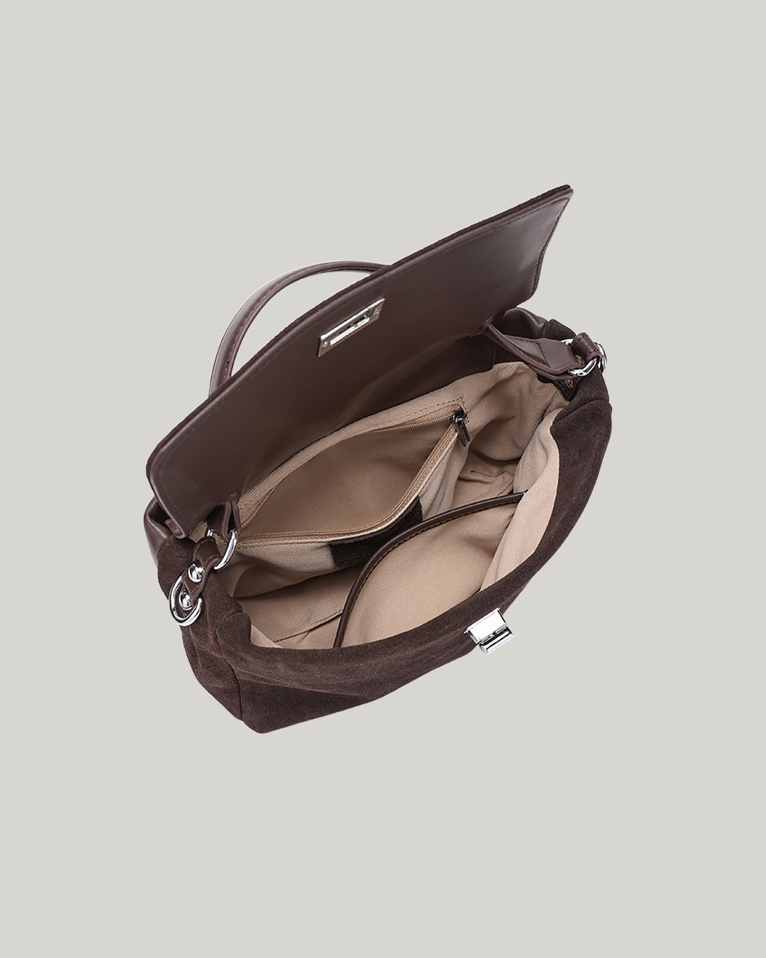 Suede Handcarry Tote