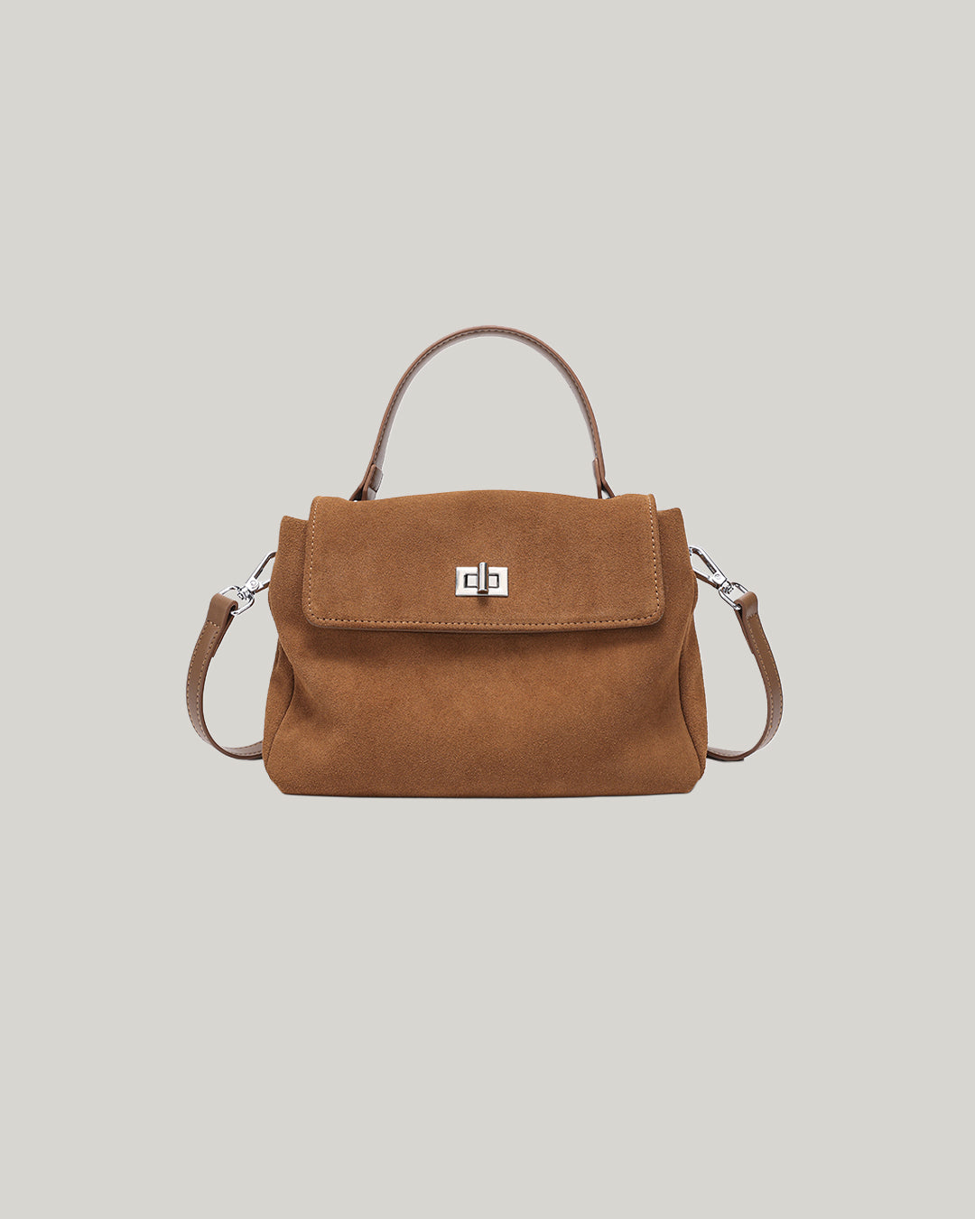 Suede Handcarry Tote