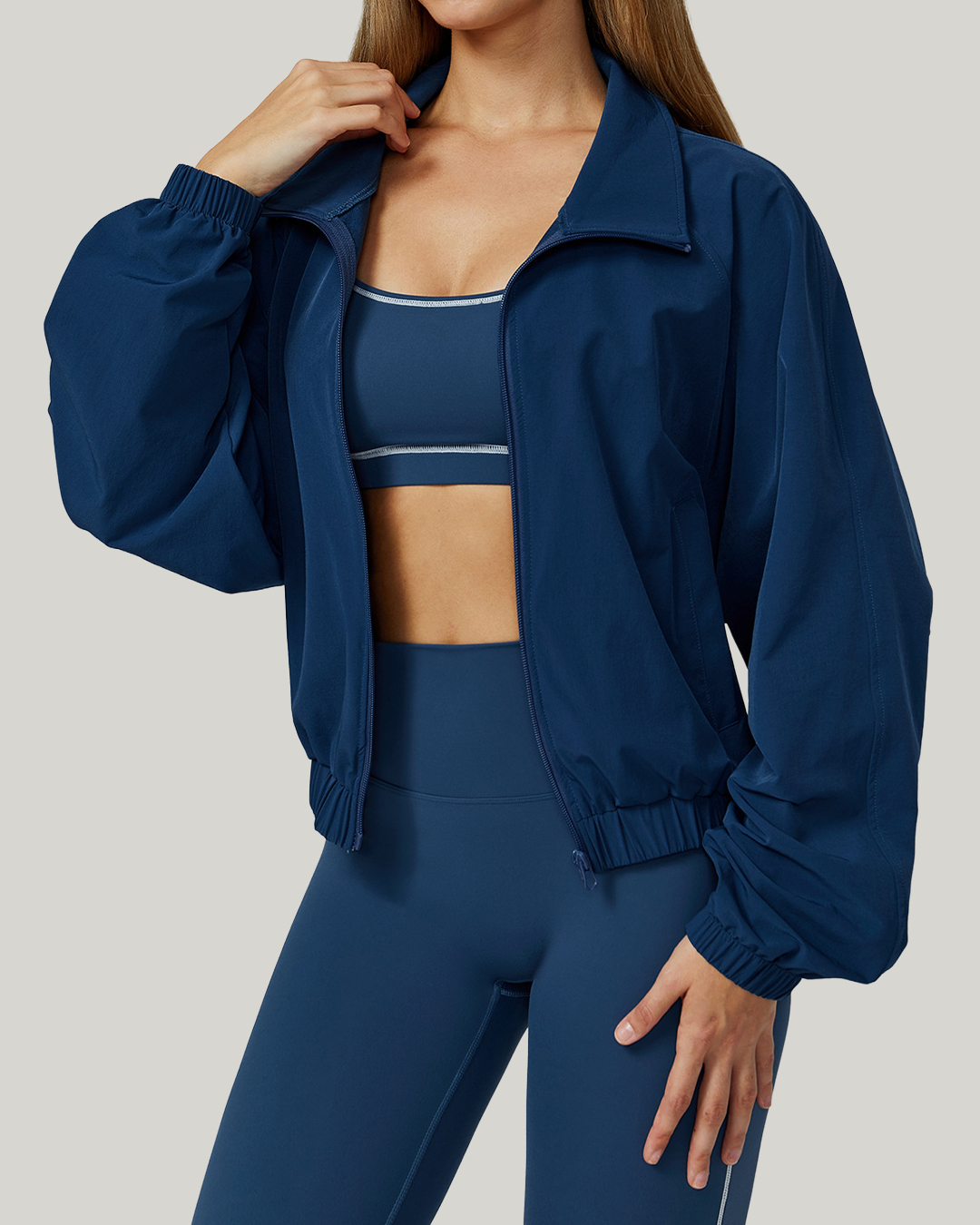 Windbreaker Zip Jacket Dusk Blue