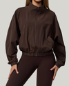 Windbreaker Zip Jacket Espresso