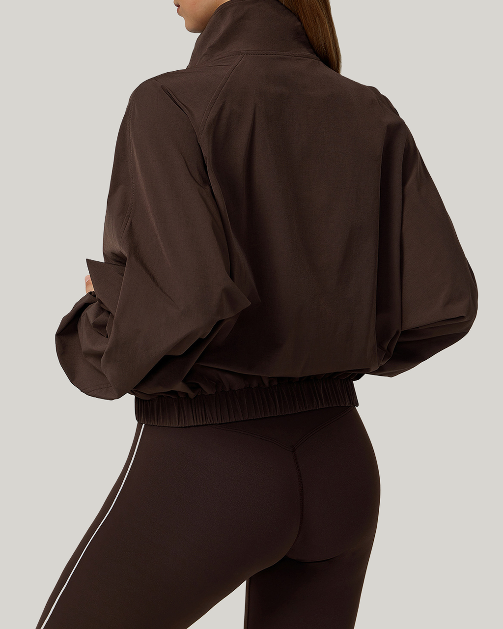 Windbreaker Zip Jacket Espresso