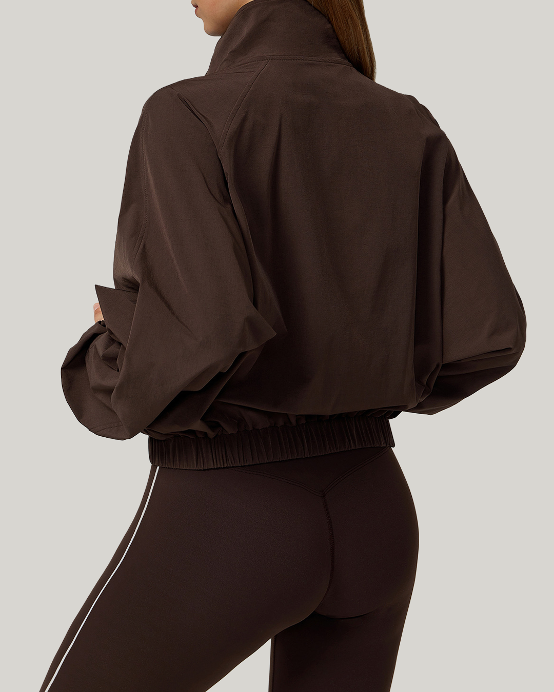 Windbreaker Zip Jacket Espresso