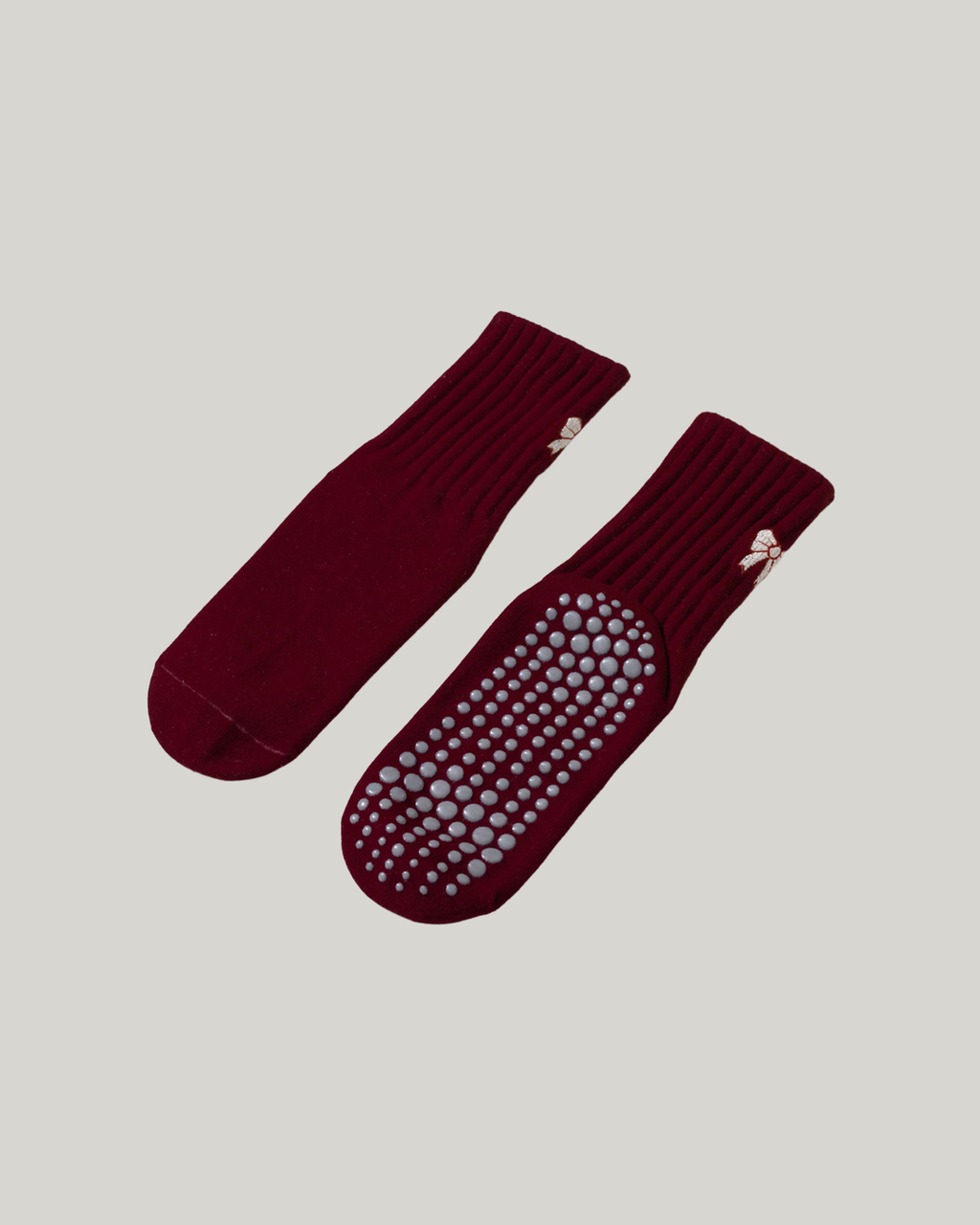 Romantic Winter Grip Crew Socks