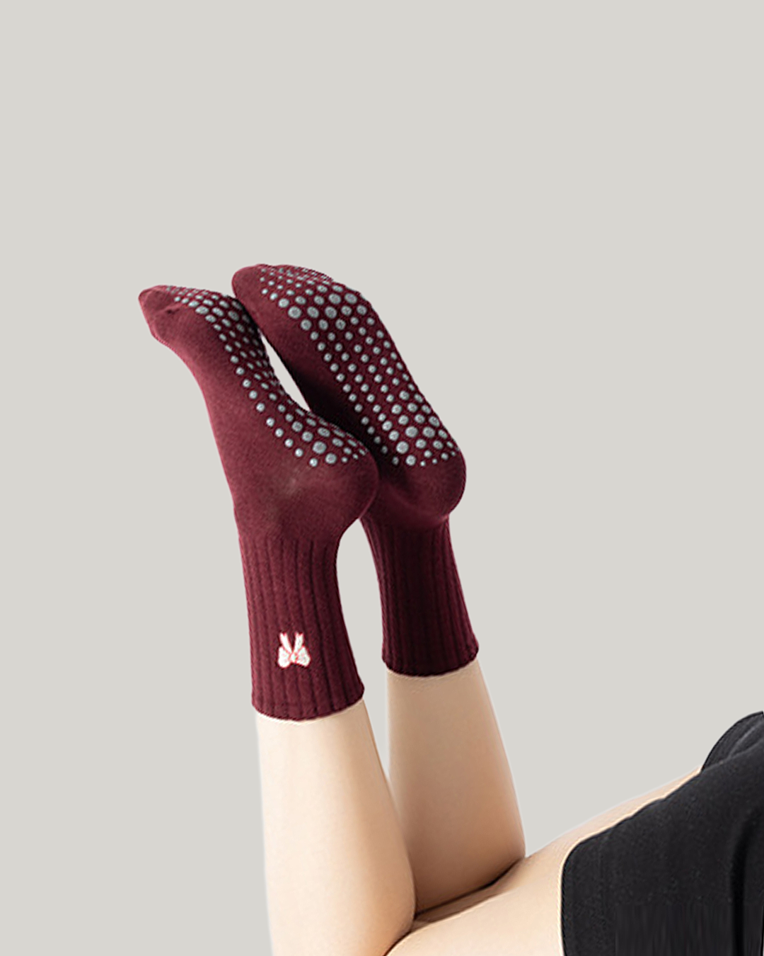 Romantic Winter Grip Crew Socks