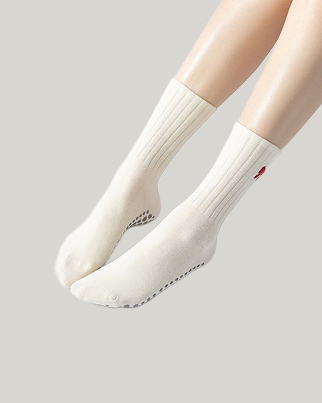 Romantic Winter Grip Crew Socks