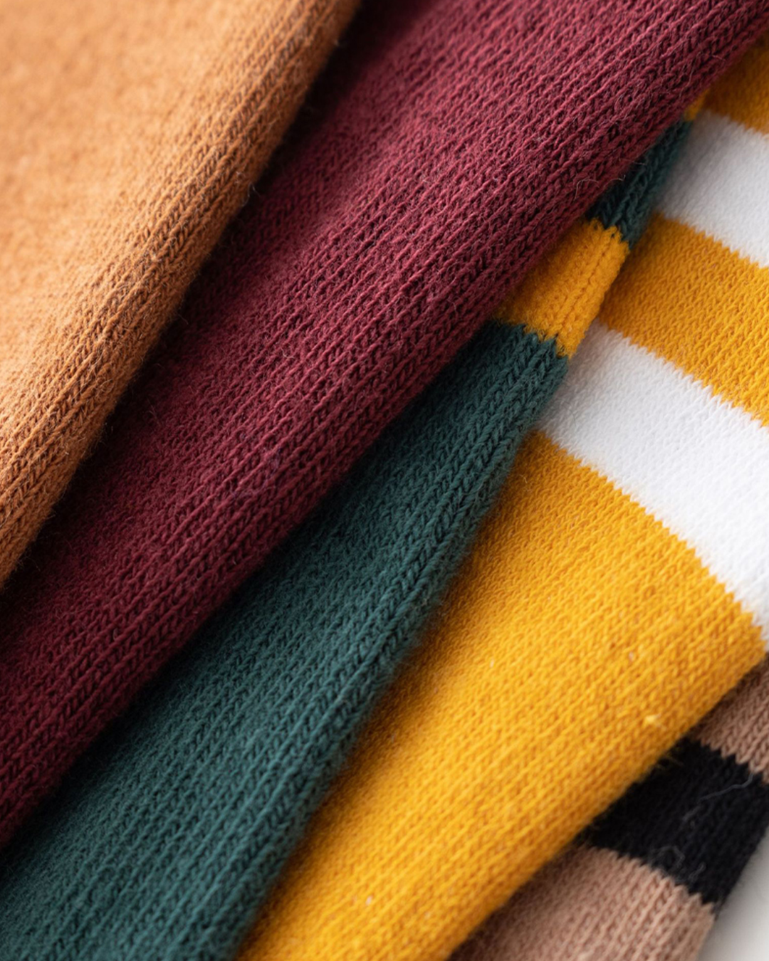 Striped Knee High Grip Socks