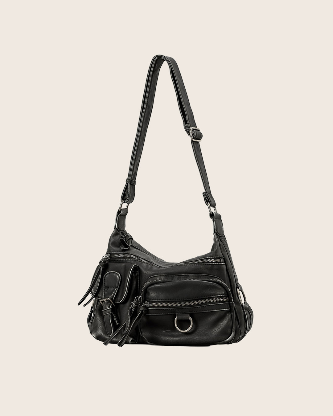 Y2K Washed Leather Bag