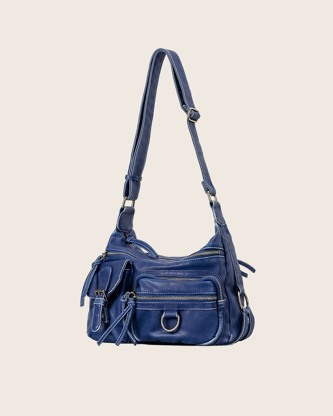 Y2K Washed Leather Bag