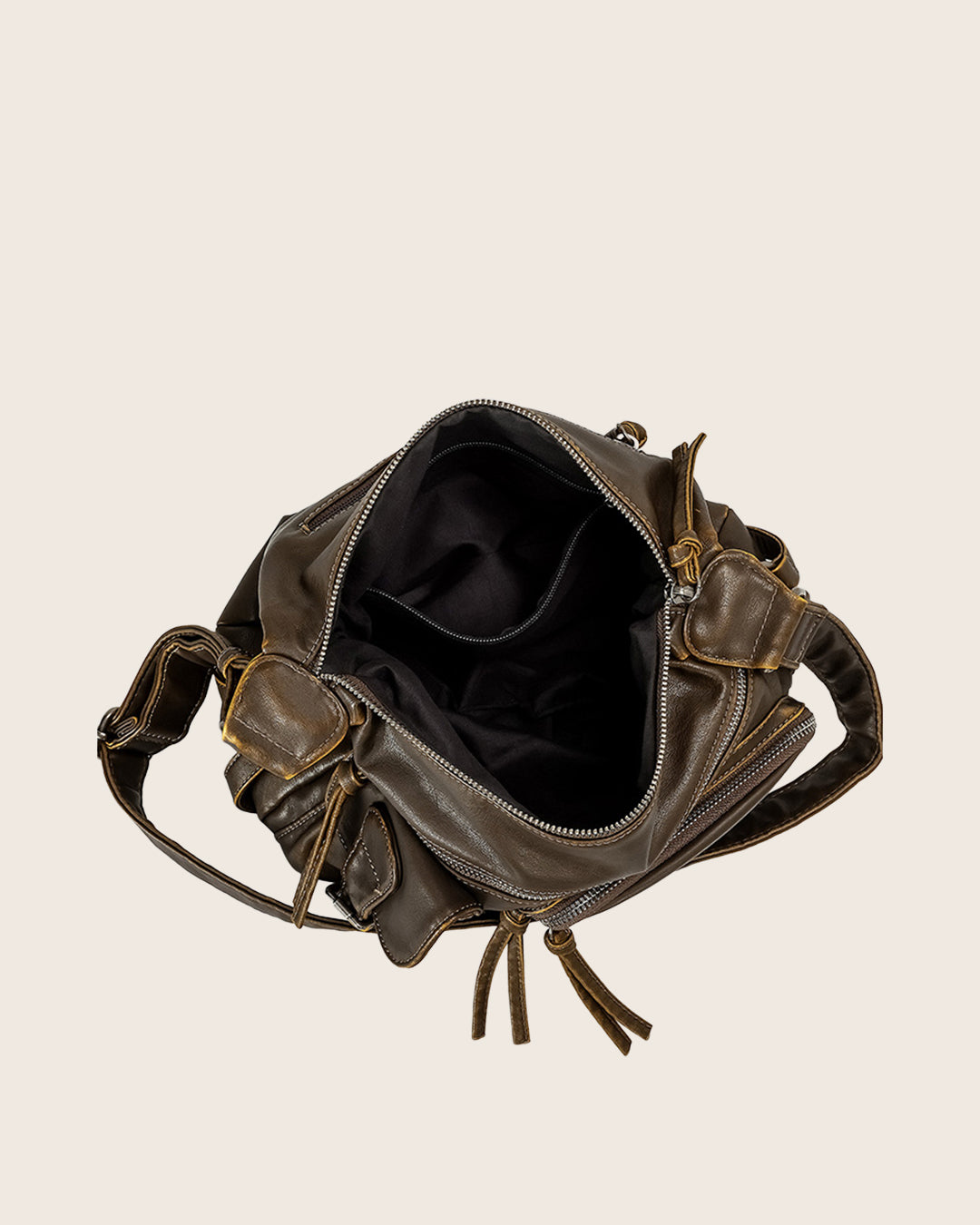 Y2K Washed Leather Bag
